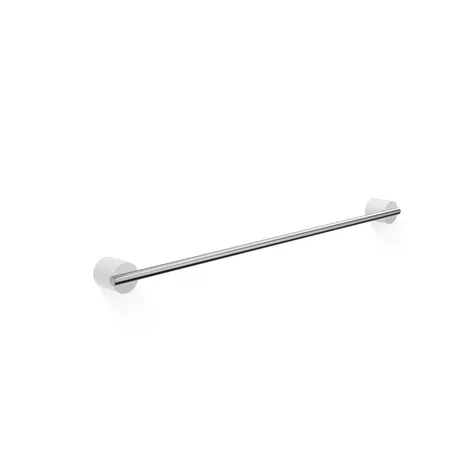 Decor Walther Stone HTE60 Полотенцедержатель, подвесной, цвет: белый / сталь матовая