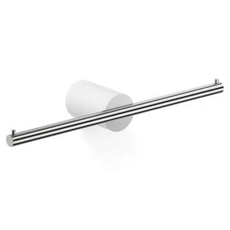 Decor Walther Stone TPH2 Держатель туалетной бумаги, двойной, подвесной, цвет: белый / сталь матовая