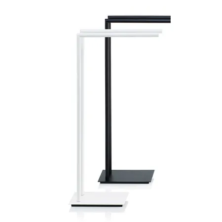 Decor Walther Straight 2 Полотенцедержатель двойной, напольный, цвет: белый матовый
