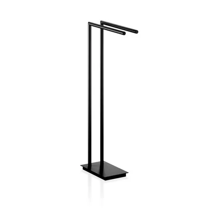 Decor Walther Straight 2 Полотенцедержатель двойной, напольный, цвет: черный матовый