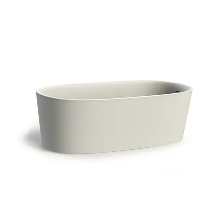 Devon&Devon Dove Ванна отдельностоящая, из White tec plus, с донным клапаном, цвет: белый