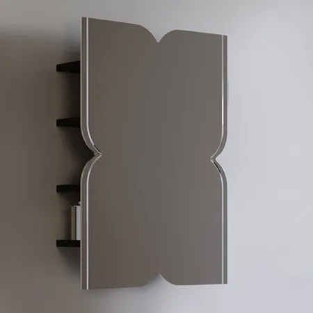 Devon&Devon Papillon cabinet Зеркало шкаф, с деревянными полкам