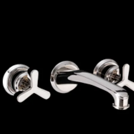 Devon&Devon Tribeca Смеситель для раковины,настенный, цвет: никель блестящий