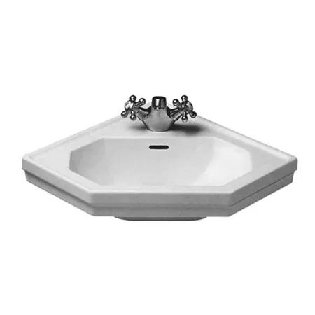 Duravit 1930 Раковина подвесная, 5, угловая, 1отв, цвет: белый