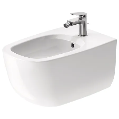 Duravit Aurena Биде подвесное, с креплением, цвет: белый глянец