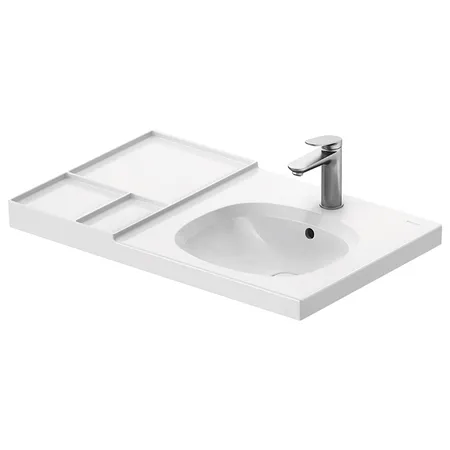 Duravit Aurena Раковина подвесная, с 1 отв, dx, HygieneGlaze, цвет: белый глянец