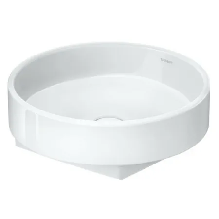 Duravit Balcoon Раковина, накладная, без отв, круглая, без перелива, DuraShield, цвет: белый матовый