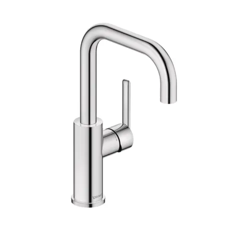 Duravit Balcoon Смеситель для раковины, 1 отв, Fresh Start и Minus Flow, цвет: хром