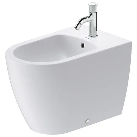 Duravit Bento Starck Box Биде напольное, с 1 отв, HygieneGlaze, цвет: белый глянцевый
