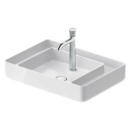 Duravit Bento Starck Box Раковина накладная, с 1 отв, HygieneGlaze, цвет: белый глянцевый