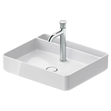 Duravit Bento Starck Box Раковина накладная, с 1 отв, HygieneGlaze, цвет: белый глянцевый