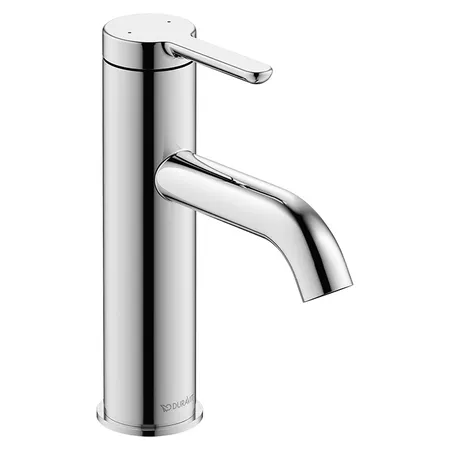 Duravit C.1 Смеситель для раковины, 1 отв, излив, цвет: хром