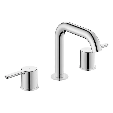 Duravit C.1 Смеситель для раковины, 3 отв, излив, цвет: хром