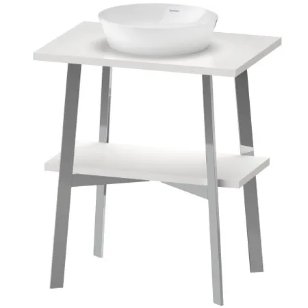 Duravit Cape Cod Консоль напольная с раковиной, с 1 отв. под смеситель, с 1 полкой, цвет: белый глянцевый