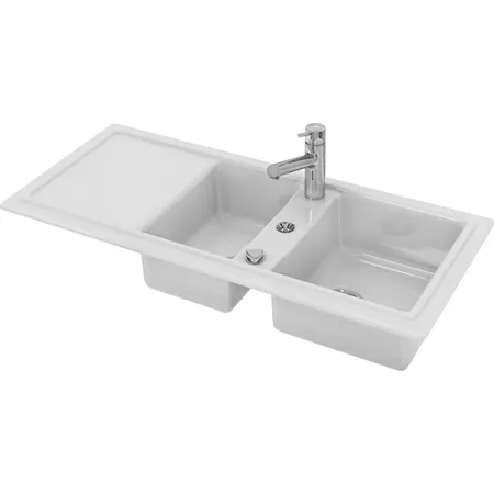 Duravit Cassia Кухонная мойка, встраиваемая, цвет: белая