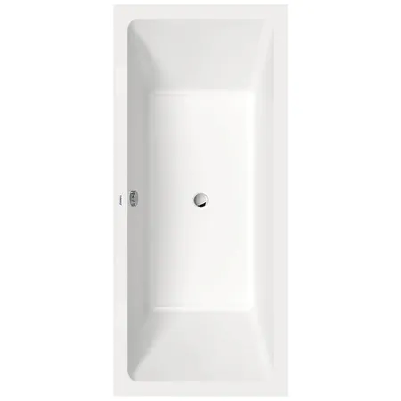 Duravit D.1 Ванна, прямоугольная, встроенная, с двумя наклонами спинки, акрил, цвет: белый