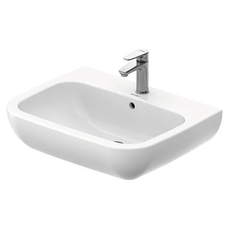Duravit D-Code Раковина с перел, с 1 отв. под смес, цвет: белый