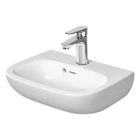 Duravit D-Code Раковина, подвесная, с 1 отв, цвет: белый
