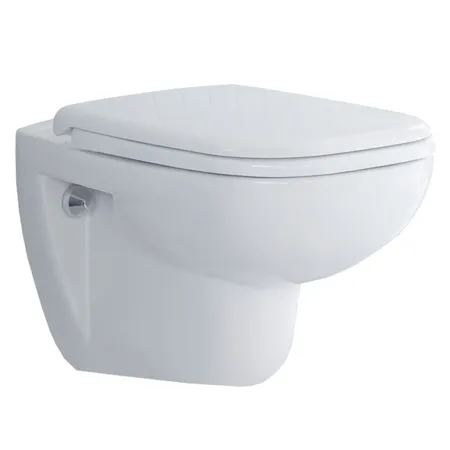 Duravit D-Code Унитаз, подвесной, безободковый, с сиденьем микролифт, цвет: белый глянцевый