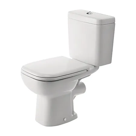 Duravit D-Code Унитаз моноблок, слив в стену, цвет: белый