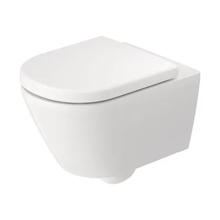 Duravit D-Code Унитаз подвесной, безободковый, цвет: белый