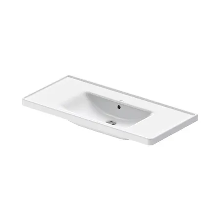 Duravit D-Neo Раковина, без отв, накладная, с переливом, цвет: белый