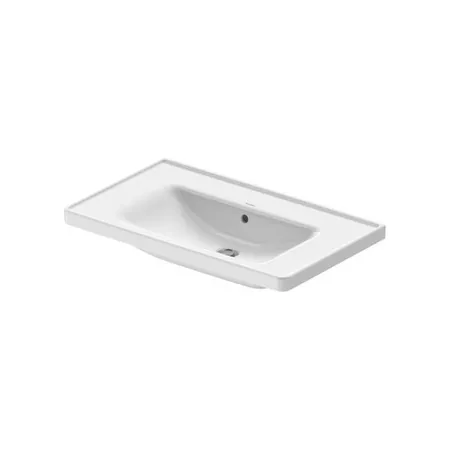 Duravit D-Neo Раковина, без отв, накладная, с переливом, цвет: белый