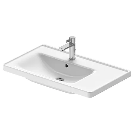 Duravit D-Neo Раковина накладная, с переливом, с 1 отв, цвет: белый