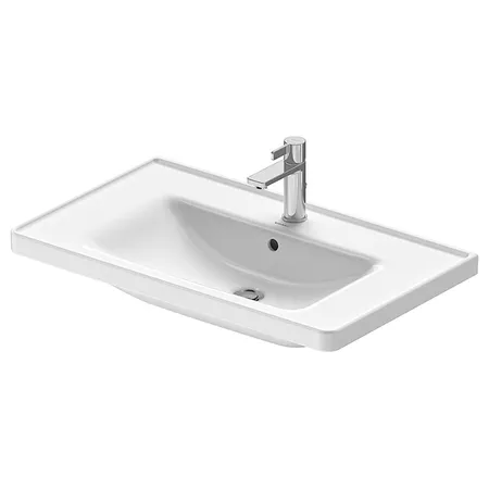 Duravit D-Neo Раковина, накладная, с переливом,1 отв, цвет: белый
