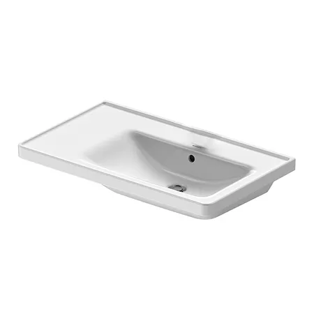 Duravit D-Neo Раковина накладная, с переливом, без отв, Dx, цвет: белый