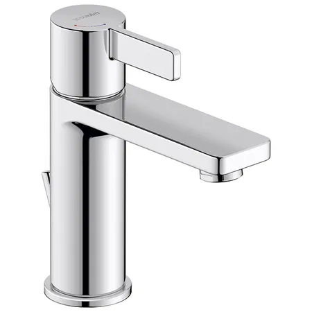 Duravit D-Neo Смеситель для раковины, 1 отв, EcoStart, цвет: хром