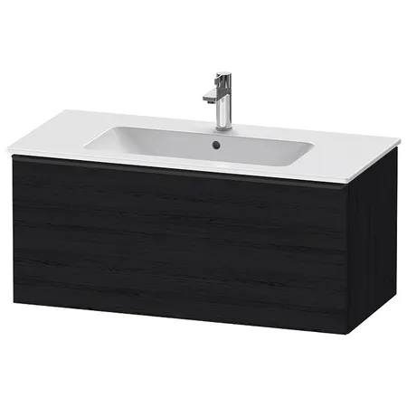 Duravit D-Neo Тумбочка подвесная, раковина, 1 ящик, цвет: Black Oak