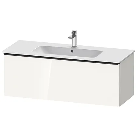 Duravit D-Neo Тумбочка подвесная, раковина, 1 ящик, цвет: белый высокоглянцевый