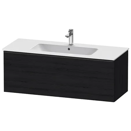 Duravit D-Neo Тумбочка подвесная, раковина, 1 ящик, цвет: Black Oak