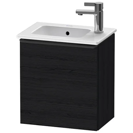 Duravit D-Neo Тумбочка подвесная, раковина, 1 дверка, цвет: Black Oak