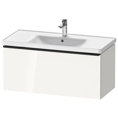 Duravit D-Neo Тумбочка подвесная, раковина, 1 ящик, цвет: белый высокоглянцевый