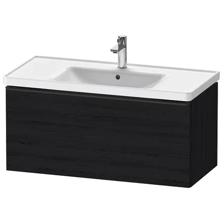 Duravit D-Neo Тумбочка подвесная, раковина, 1 ящик, цвет: Black Oak
