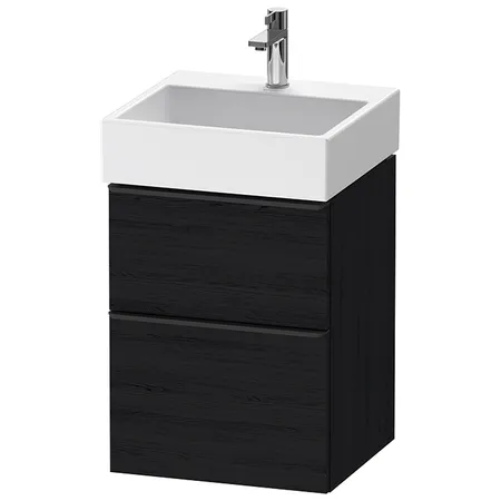 Duravit D-Neo Тумбочка подвесная, раковина, 1 ящик, цвет: Black Oak