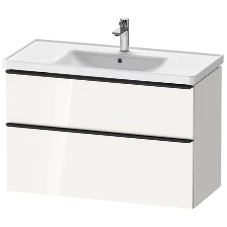 Duravit D-Neo Тумбочка подвесная, раковина, 1 ящик, цвет: белый высокоглянцевый