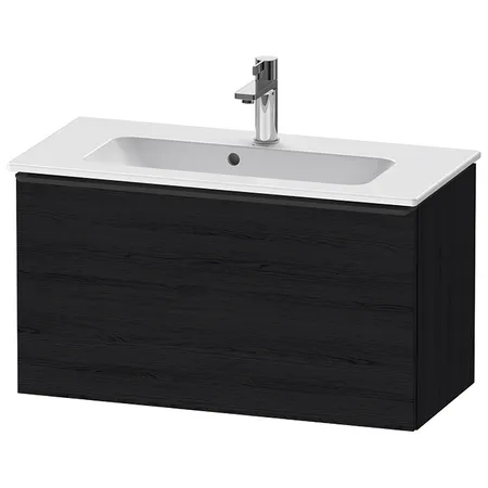 Duravit D-Neo Тумбочка подвесная Compact, раковина, 1 ящик, цвет: Black Oak