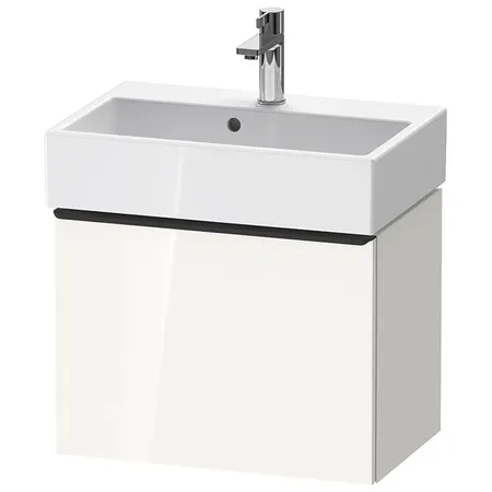 Duravit D-Neo Тумбочка подвесная компакт, раковина, 1 ящик, цвет: белый высокоглянцевый