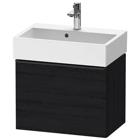 Duravit D-Neo Тумбочка подвесная компакт, раковина, 1 ящик, цвет: Black Oak