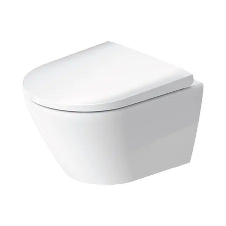 Duravit D-Neo Унитаз, подвесной, безободковый, цвет: белый глянцевый