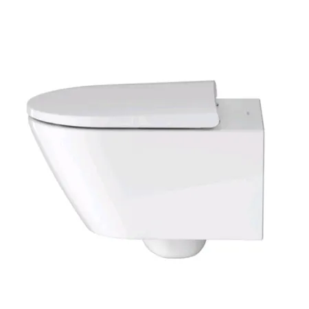 Duravit D-Neo Унитаз, подвесной, безободковый, цвет: белый матовый сатинированный
