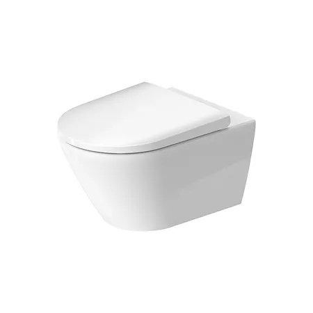 Duravit D-Neo Унитаз подвесной, безободковый, WonderGliss, цвет: белый