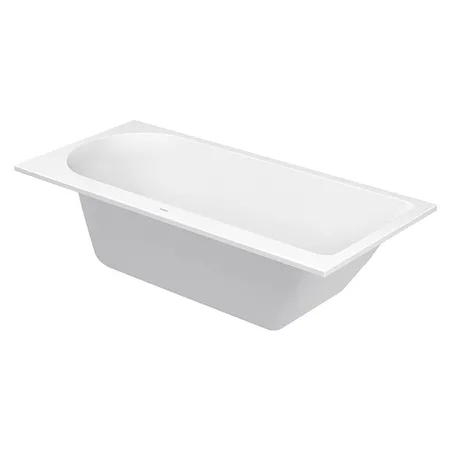 Duravit Darling New Ванна, акриловая, прямоугольная встраиваемая или с панелями,с наклоном для спины справа, цвет: белый