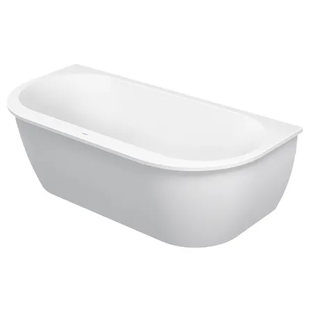 Duravit Darling New Ванна, акриловая, пристенный вариант, с панелью и ножками,с 2 наклонами для спины, цвет: белый