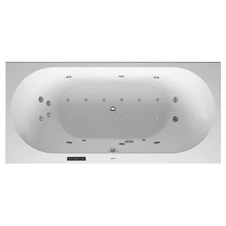 Duravit Darling New Ванна встраиваемая, комплектация Combi-System L, акрил, цвет: белый