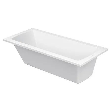 Duravit Daro Ванна, акриловая, прямоугольная встраиваемая,с наклоном для спины, цвет: белый