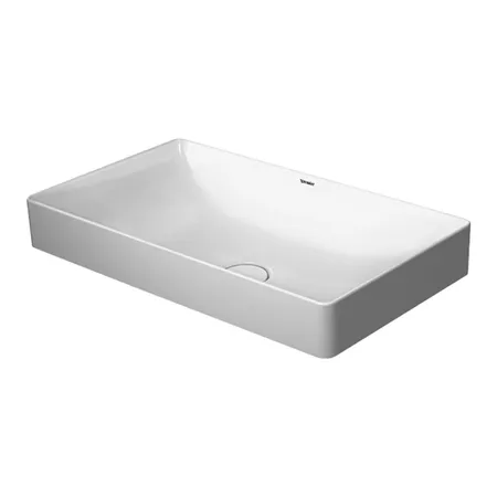 Duravit DuraSquare Умывальник, накладная, без перелива, цвет: белый